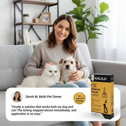 Cassiel Pet Tick & Flea Control Drops for Dogs and Cats – Fast-Acting Avermectin Formula Targets Parasites, Stops Itching, and Prevents Reinfestation | Safe, Vet-Approved Spot-On for Multi-Pet Homes