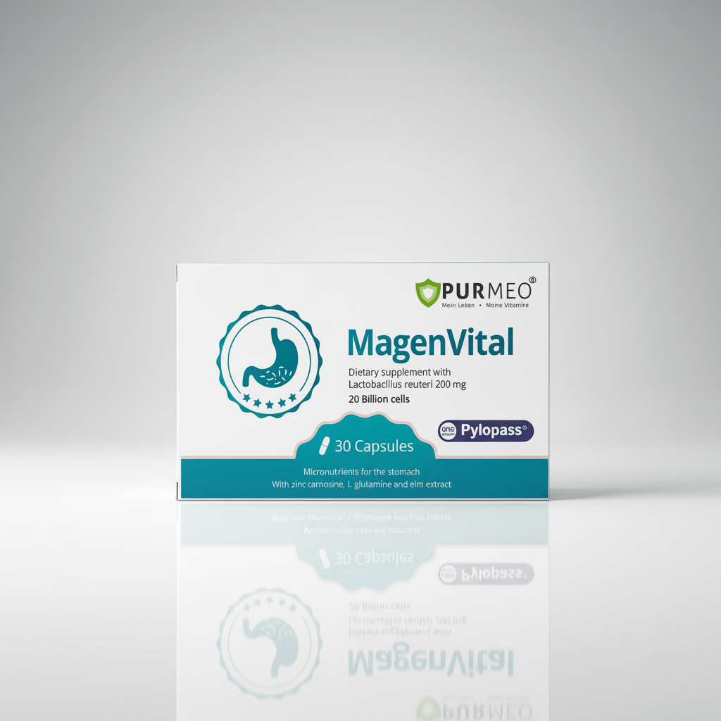 PURMEO MagenVital | 200mg Pylopass® against H. pylori