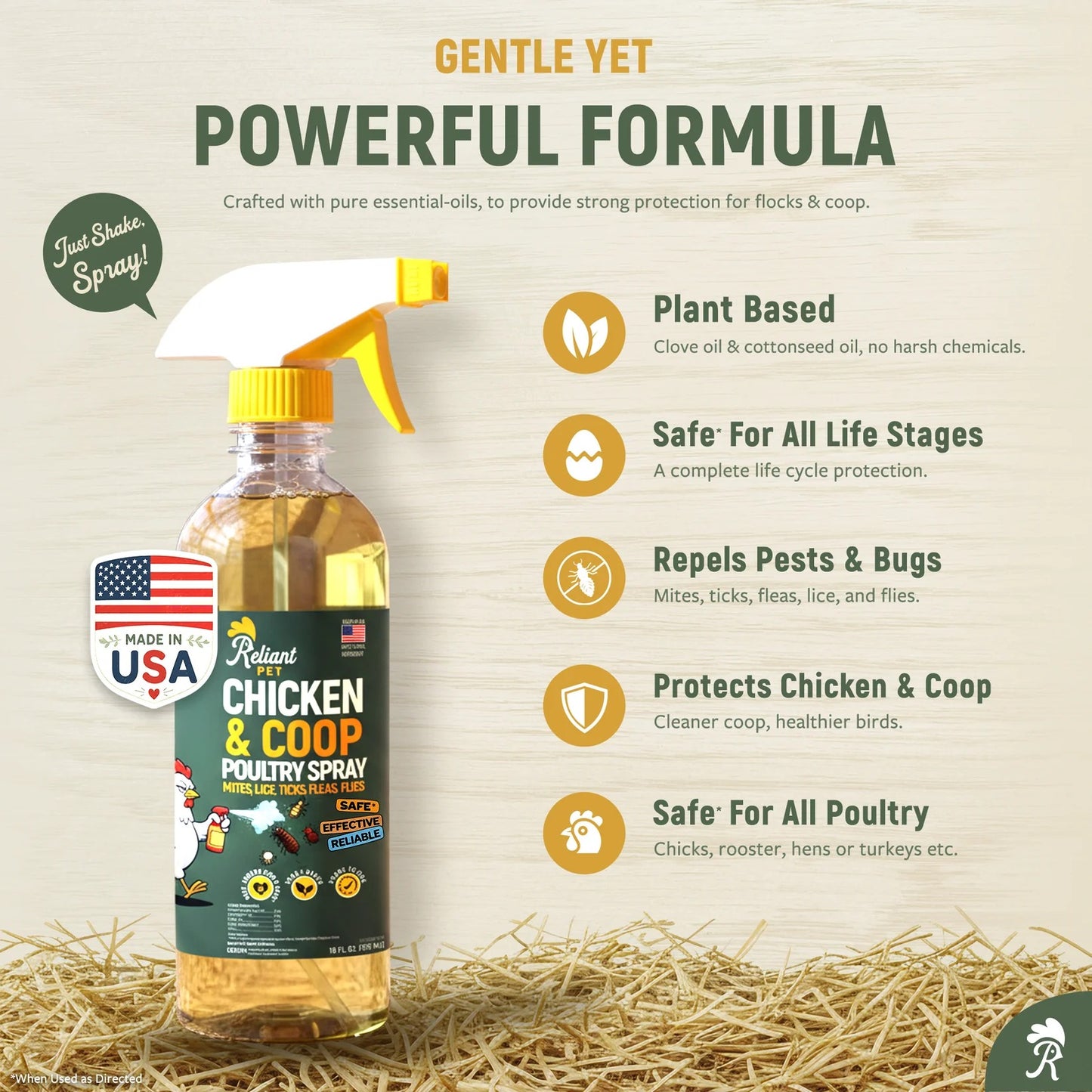 Chicken and Coop Poultry Spray