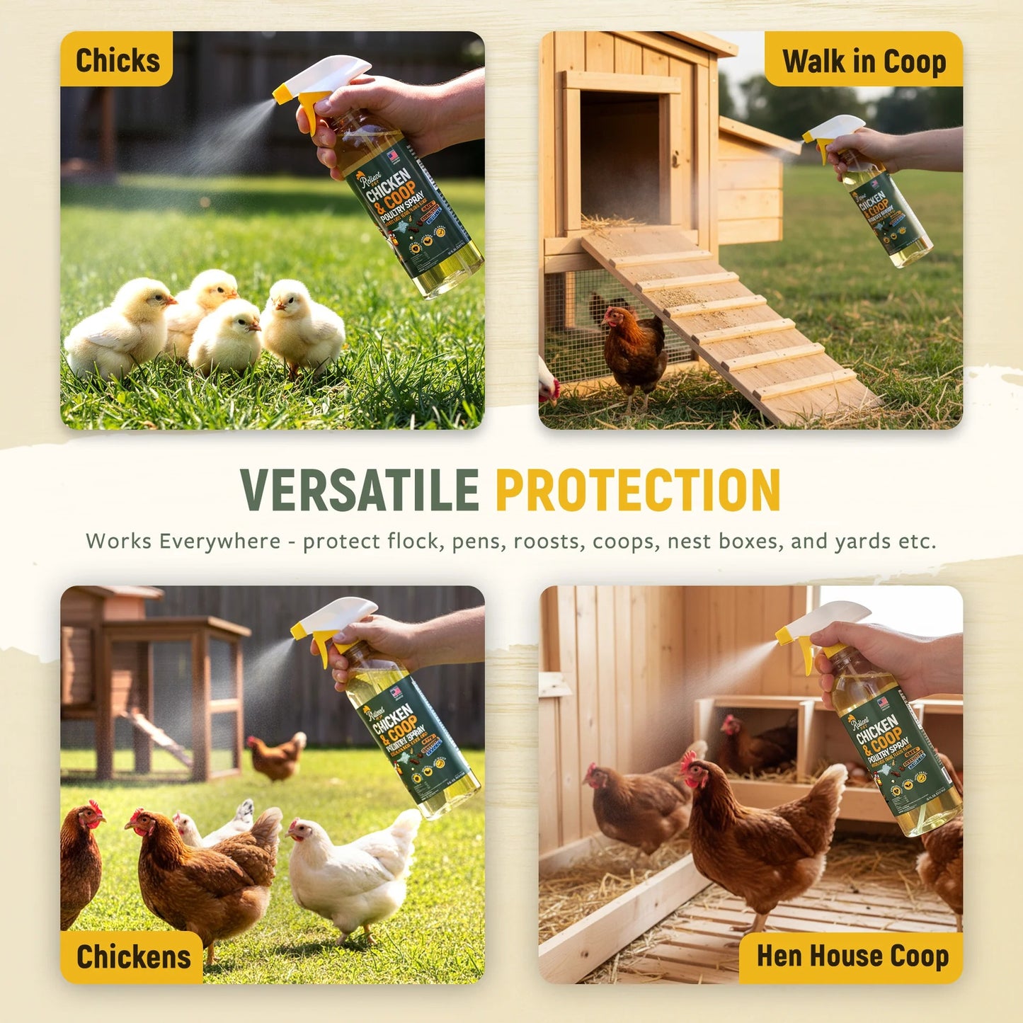 Chicken and Coop Poultry Spray