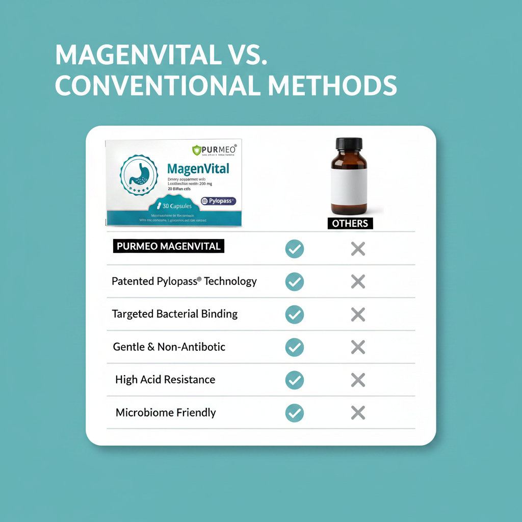 PURMEO MagenVital | 200mg Pylopass® against H. pylori
